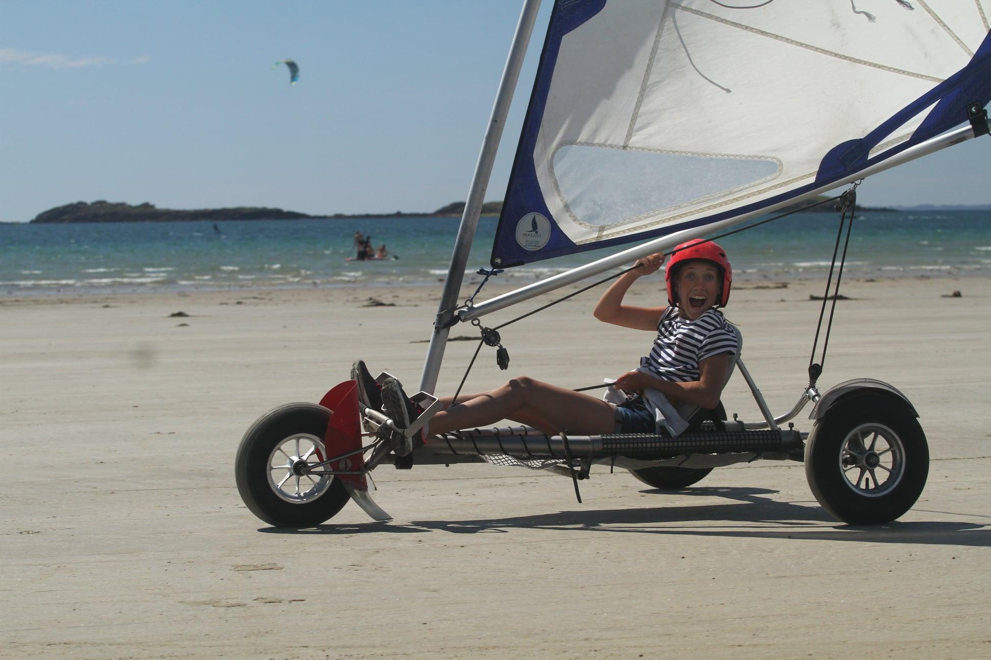 Char à voile Quiberon par Nature School Quiberon